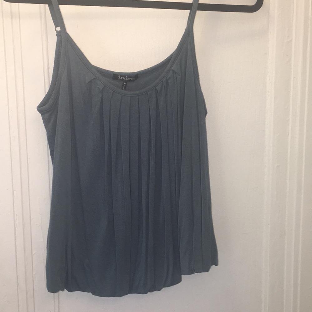 Teal/blue cotton tank top!